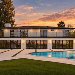 ৎ୭Elegant LA Getaway in Encino | Pool & Loungeৎ୭